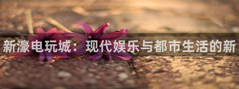 运达娱乐vip麻将胡了：新濠电玩城：现代娱乐与都市生活的新